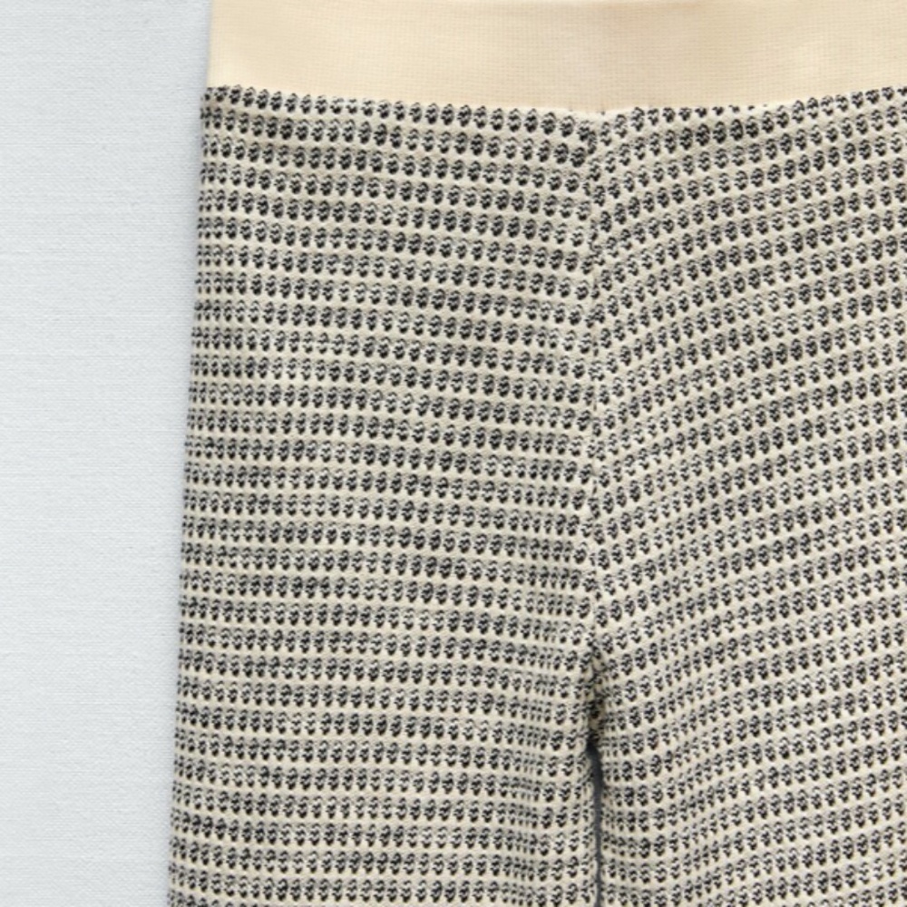 Zara flared crochet beach trousers